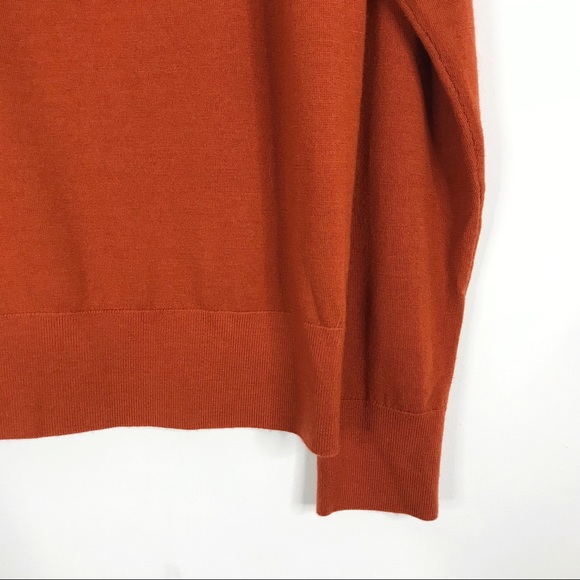 New Theory Relaxed Merino V-Neck Refine Sweater S - Picture 5 of 9